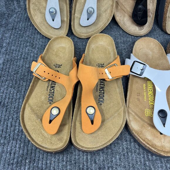 READ 4X‎ New Birkenstock Gizeh Sandals Left LLD Leg Length Discrepancy Women’s 5 - Picture 8 of 10